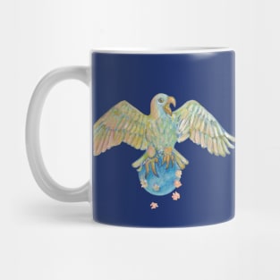 Eagle Carries Earth Across the Vast, Eternal Sky Mug